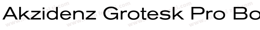 Akzidenz Grotesk Pro Bold Extended字体转换